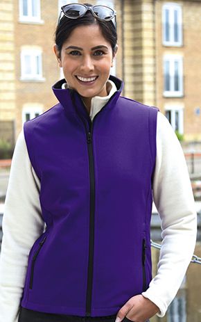 chaleco softshell mujer